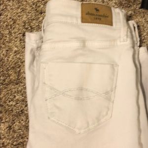 Abercrombie kids super skinny white jeans (11/12)